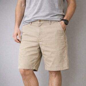 Denim & Supply Ralph Lauren Khaki Chino Shorts Size 33 Casual Summer Shorts